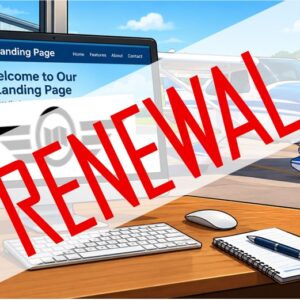 Landing Page Hosting Fee Renewal